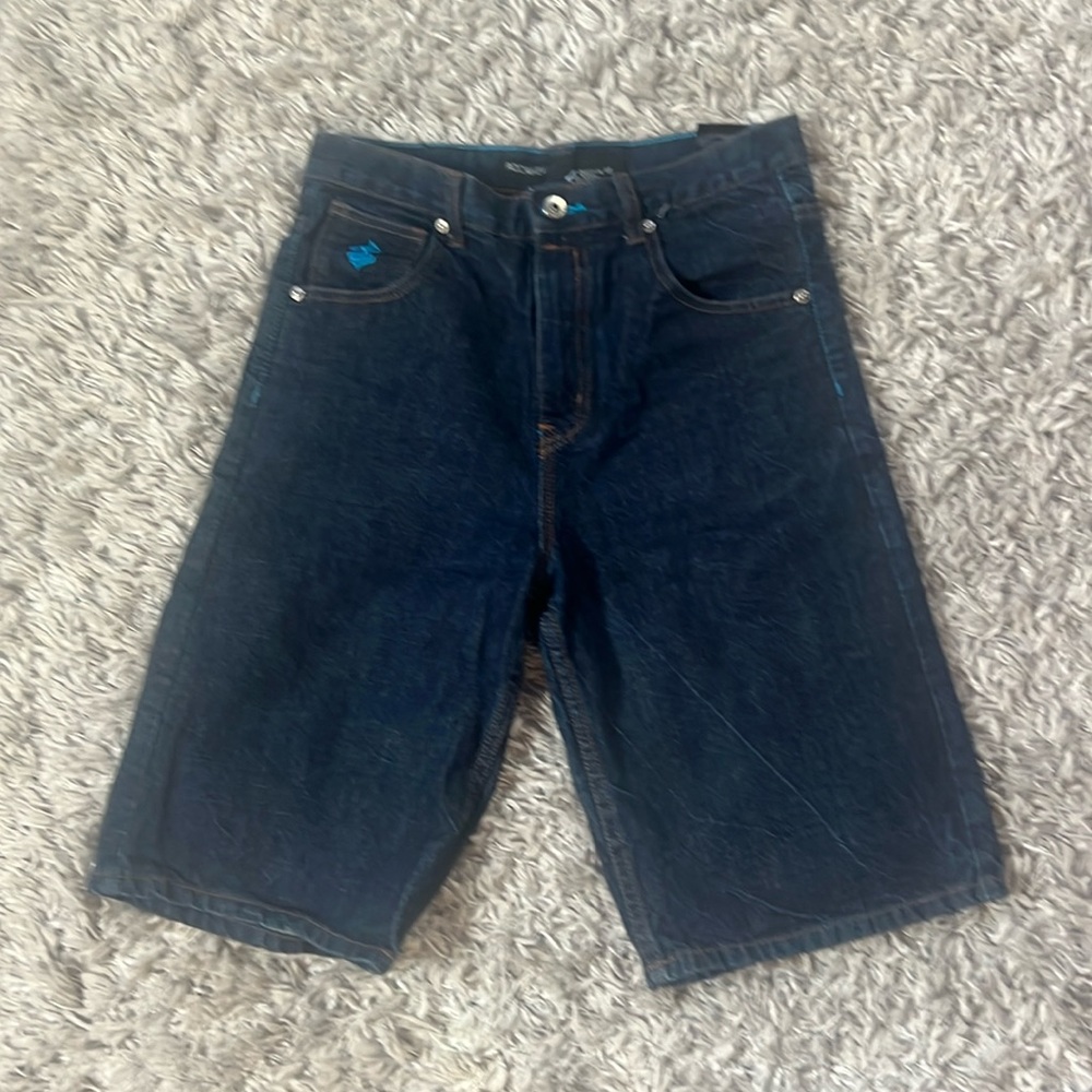 Rocawear blue denim jean shorts